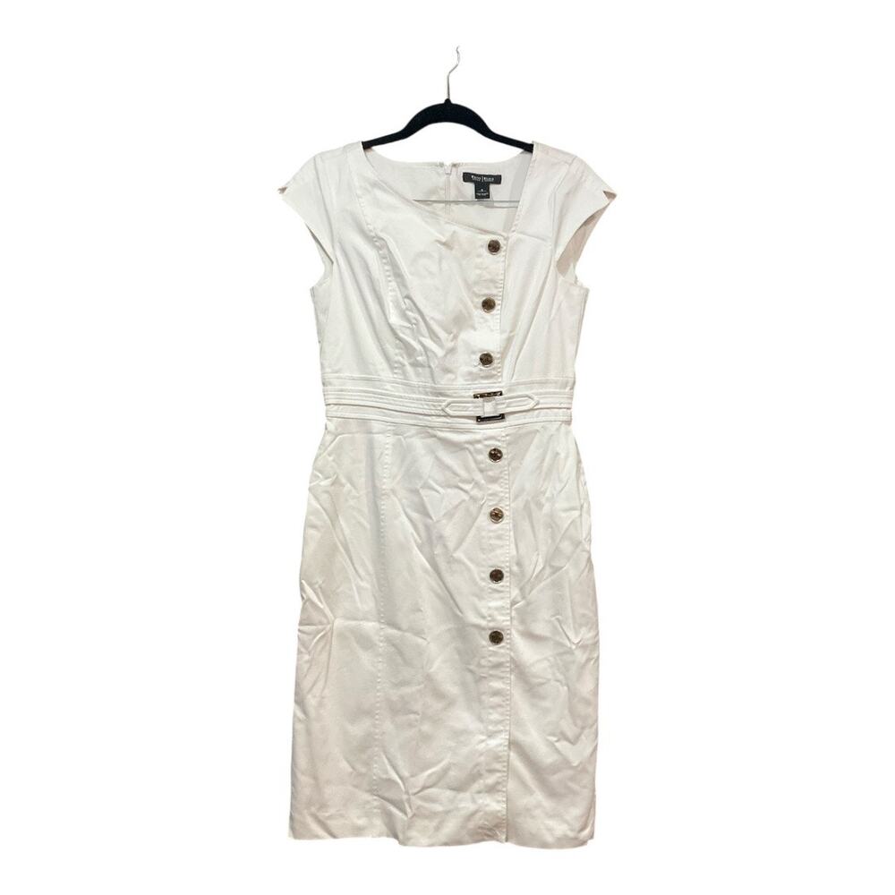 White House Black Market Dress Women 8 White